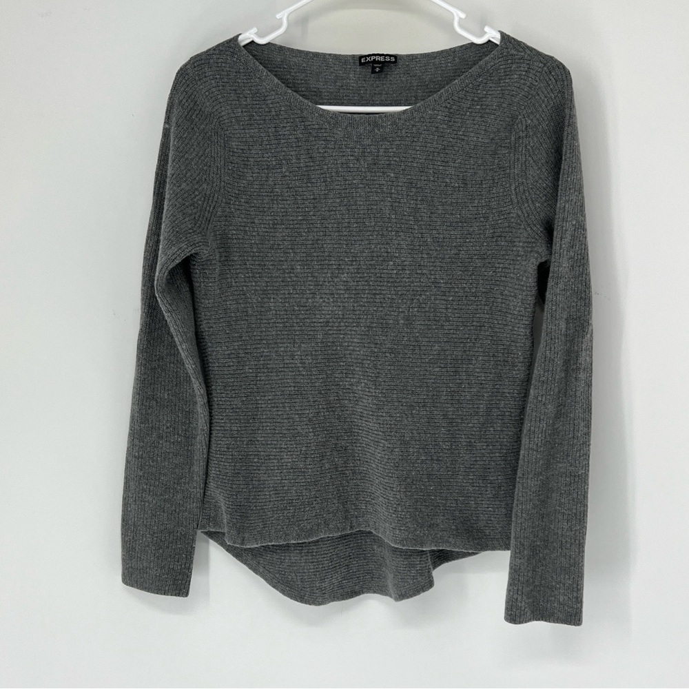 Express wool blend knit pullover sweater women’s medium